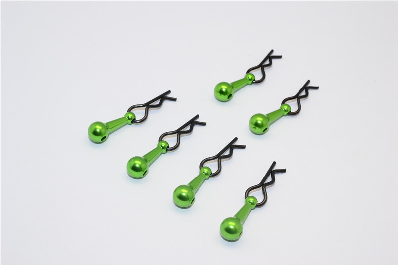 1/18 - 1/10 SCALE ALLOY BODY CLIPS - BCM001S