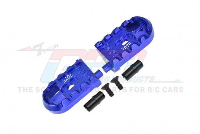 ALUMINUM 7075-T6 MOTORCYCLE FOOT PEGS SET MX014 for LOSI-1/4 PROMOTO-MX MOTORCYCLE RTR, FXR-LOS06000