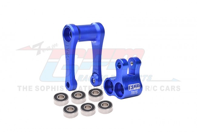 ALUMINUM 7075-T6 ALUMINUM KNUCKLE & PULL ROD (LARGER INNER BEARINGS) for LOSI-1/4 PROMOTO-MX MOTORCYCLE RTR, FXR-LOS06000