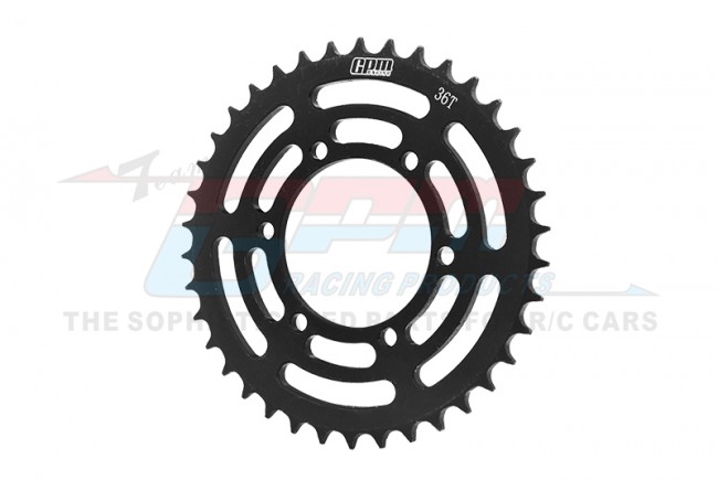 MEDIUM CARBON STEEL HUB CHAIN SPROCKET MX036S for LOSI-1/4 PROMOTO-MX MOTORCYCLE RTR, FXR-LOS06000