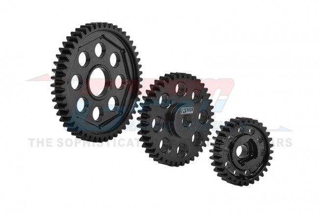 MEDIUM CARBON STEEL TRANSMISSION GEAR SET MX1200S for LOSI-1/4 PROMOTO-MX MOTORCYCLE RTR, FXR-LOS06000