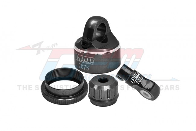 ALUMINUM 7075 SHOCK CAP AND SHOCK END SET MXDP for LOSI-1/4 PROMOTO-MX MOTORCYCLE RTR, FXR-LOS06000