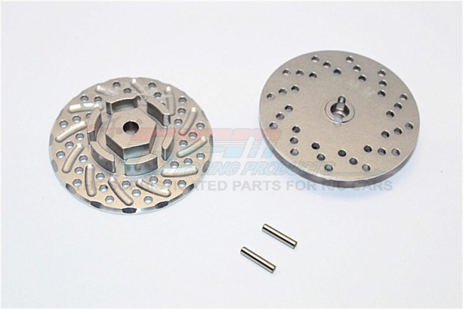 1/10 AXIAL SCX10 II 90046 90047 ALLOY FRONT/REAR WHEEL HEX CLAW +3MM WITH BRAKE DISK-2PCS - SCX2006/DISK