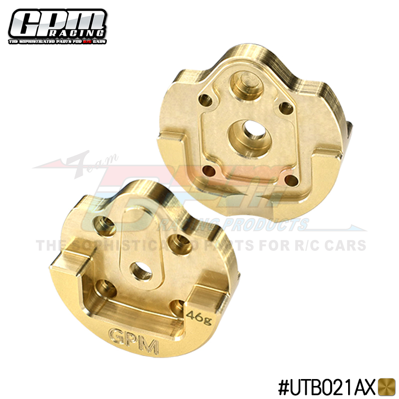 BRASS OUTER PORTAL DRIVE HOUSING (FRONT OR REAR) UTB021AX For AXIAL 1/18 UTB18 CAPRA 4WD UNLIMITED TRAIL BUGGY-AXI01002